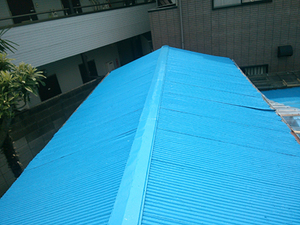 板橋屋根完成2